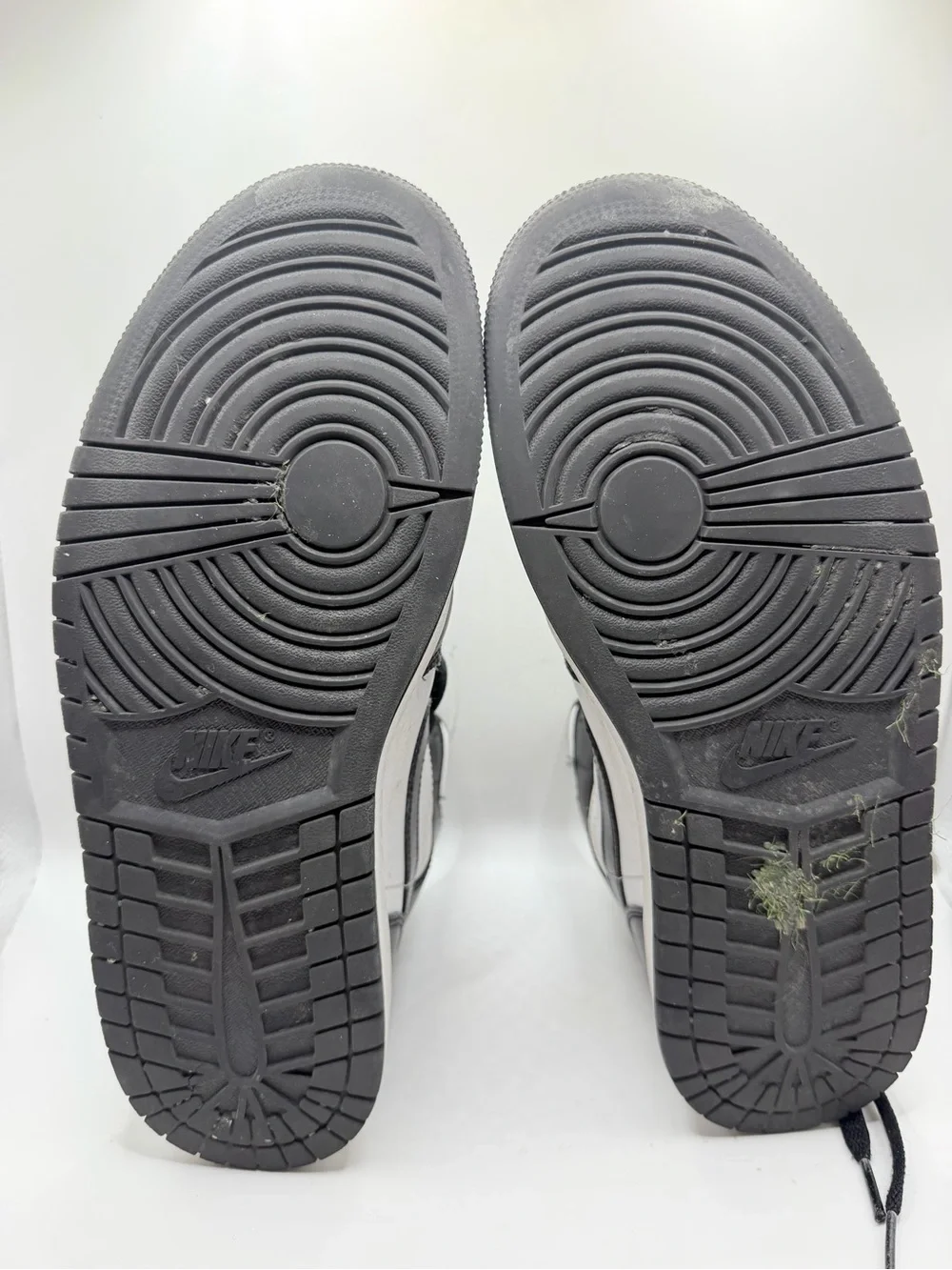 Jordan Black/White High Top Sneakers